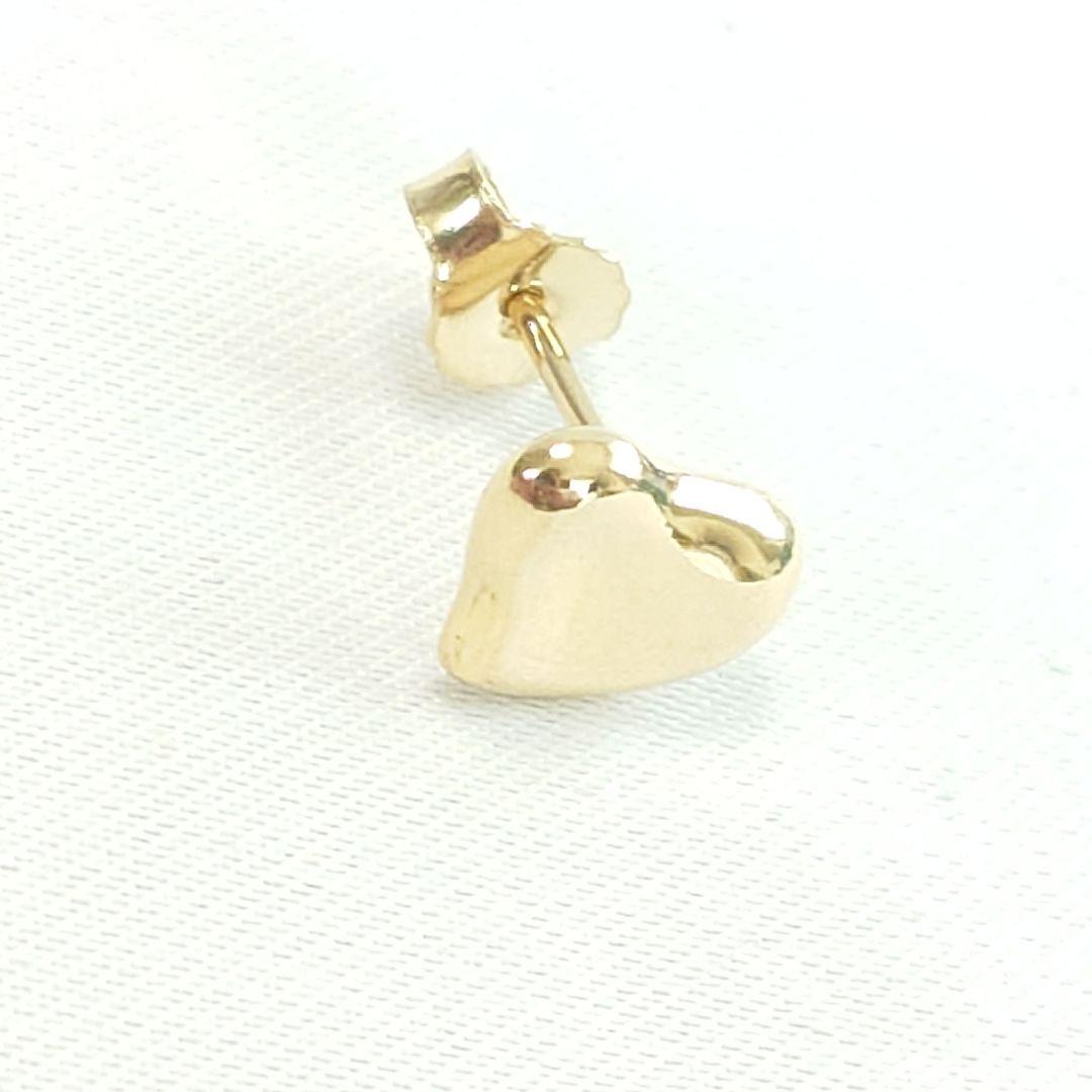 ティファニー K18 フルハート ピアス 片耳用 6736