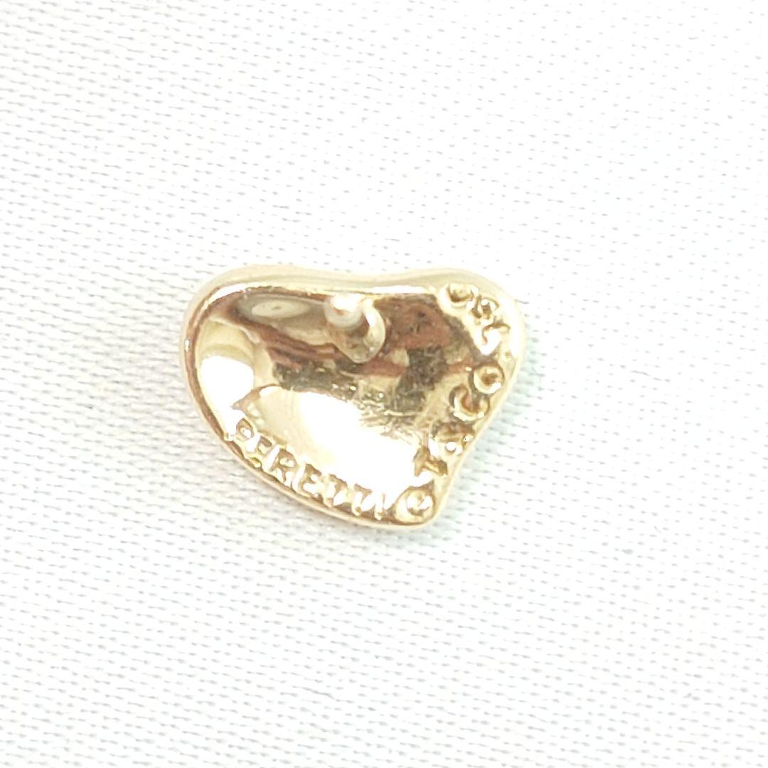 ティファニー K18 フルハート ピアス 片耳用 6736