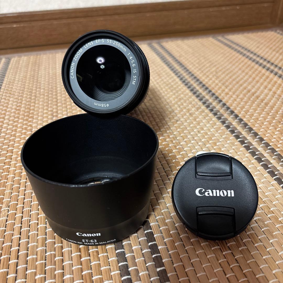【美品】 Canon EF-S55-250mm F4-5.6IS STM