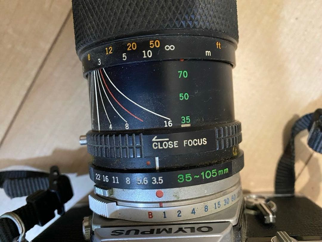 動作未確認 OLYMPUS OM-2 フィルムカメラ/レンズ×3/ストロボ×2他