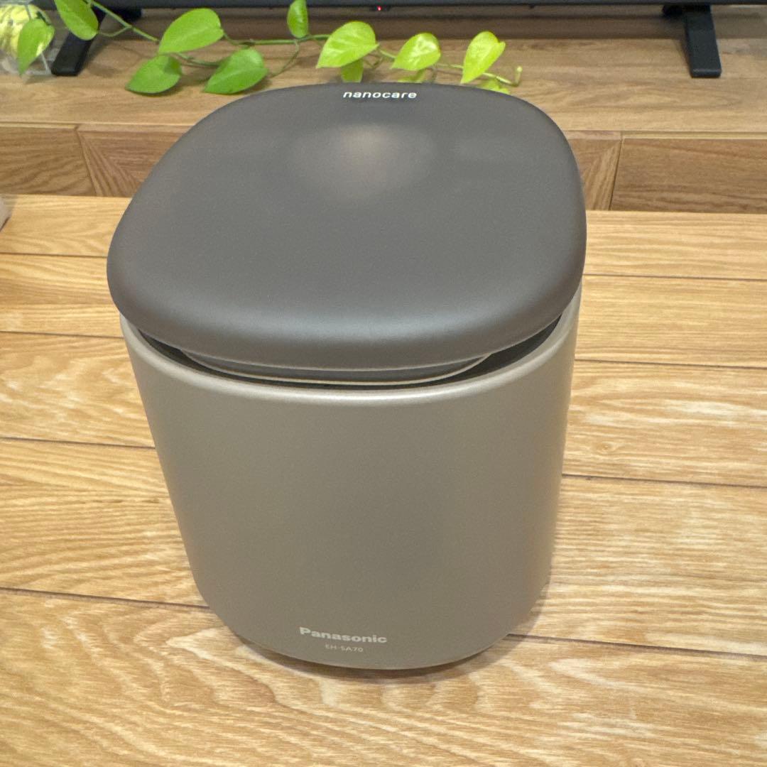 【美品】パナソニック スチーマー ナノケア 濃密ダブルスチーム EH-SA70