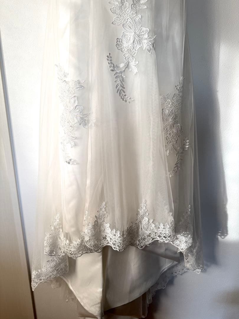 試着のみ|オフショル マーメイド ウェディングドレス 前撮り/フォトウェディング