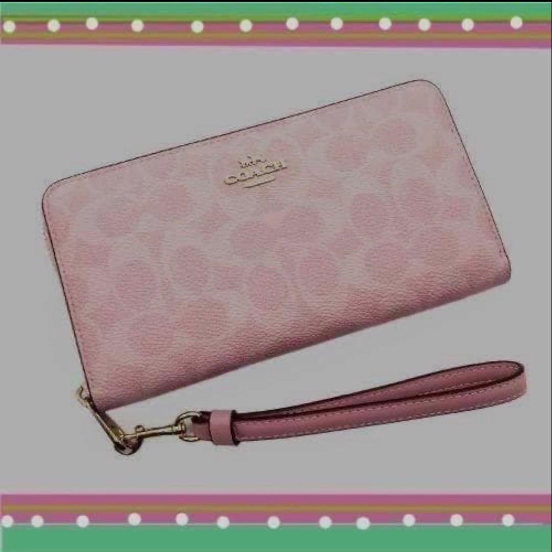 コーチ COACH 財布 長財布 新作 新品 シグネチャー ラウンドファスナー