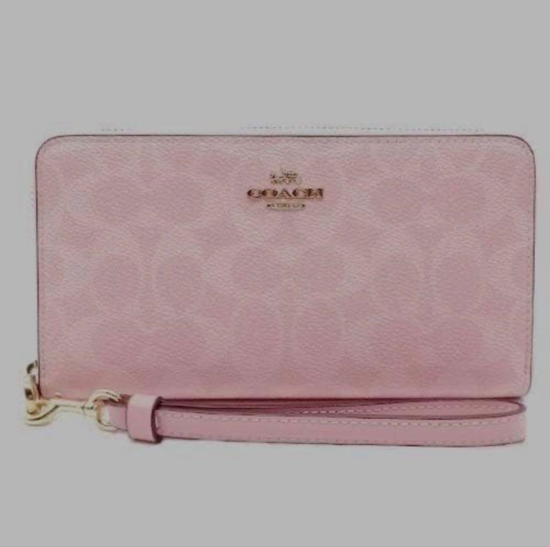 コーチ COACH 財布 長財布 新作 新品 シグネチャー ラウンドファスナー