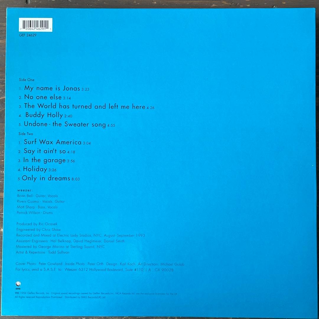 【LP】weezer / timebomb盤 足見えジャケ! レコード