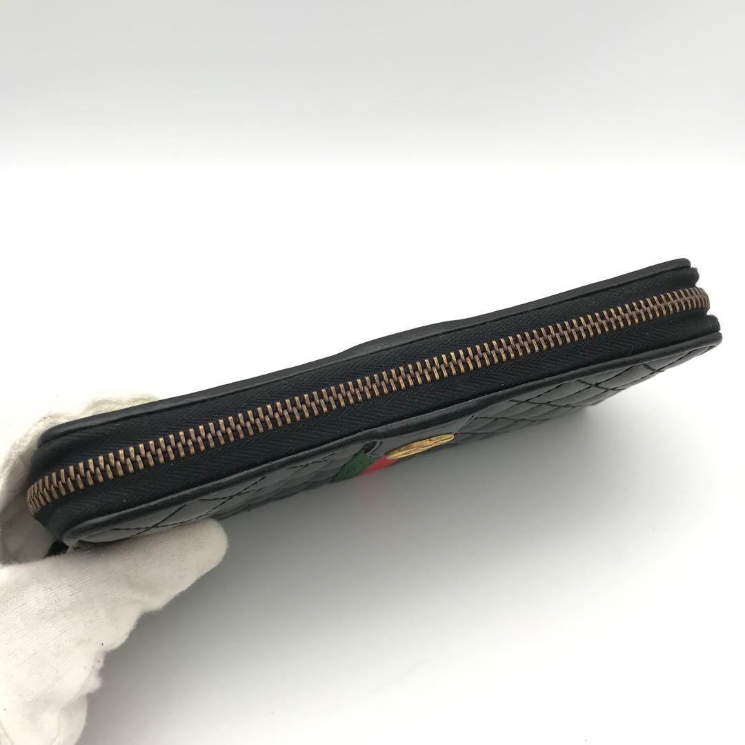 正規品　新品同様　グッチ財布　グッチggマーモント グッチ花柄　キルティング