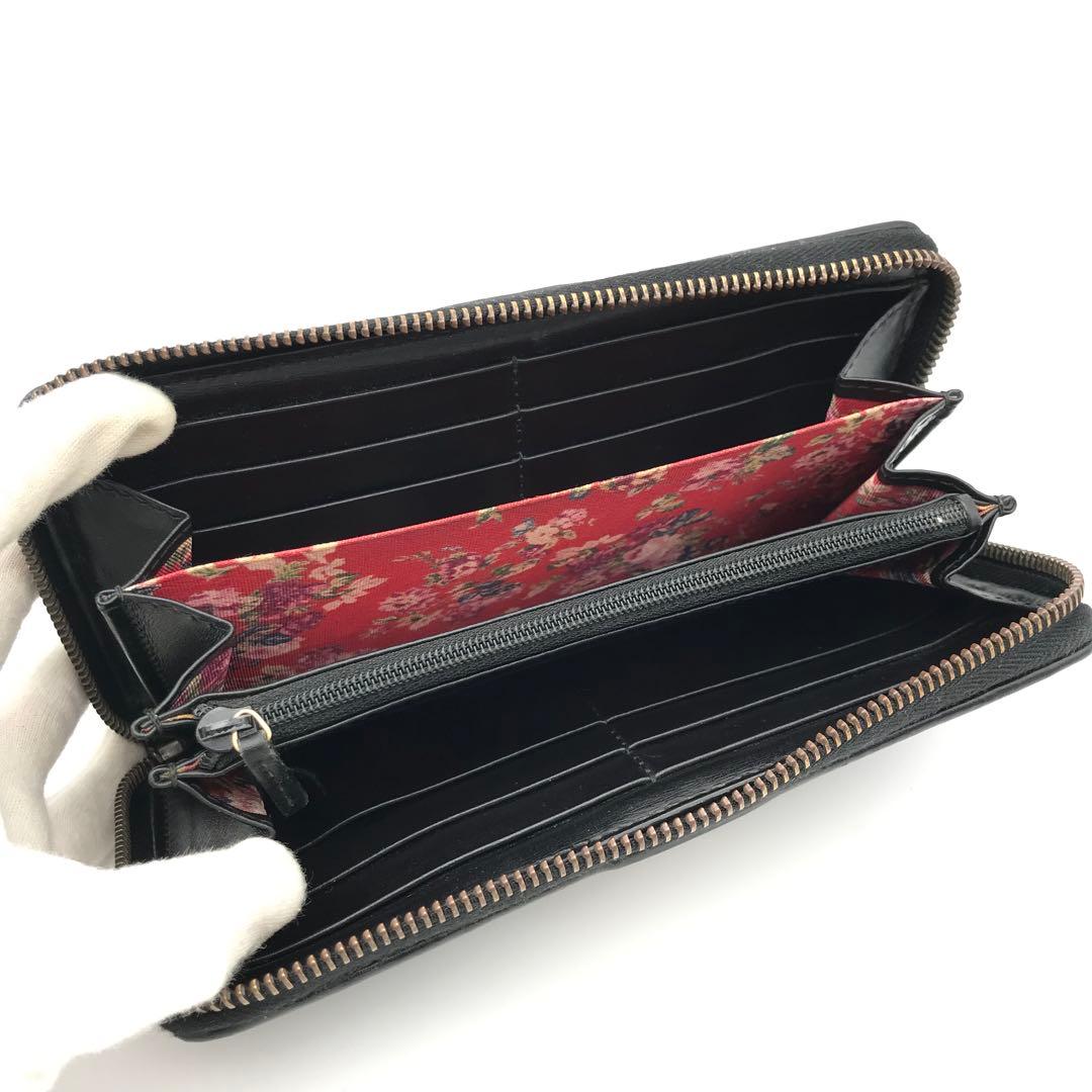 正規品　新品同様　グッチ財布　グッチggマーモント グッチ花柄　キルティング