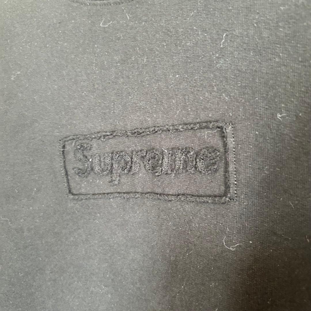 トップス Supreme Cutout Box Logo Crewneck Black M