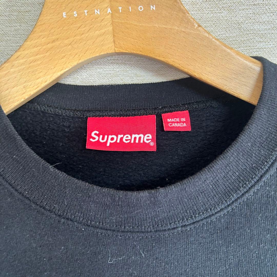 トップス Supreme Cutout Box Logo Crewneck Black M