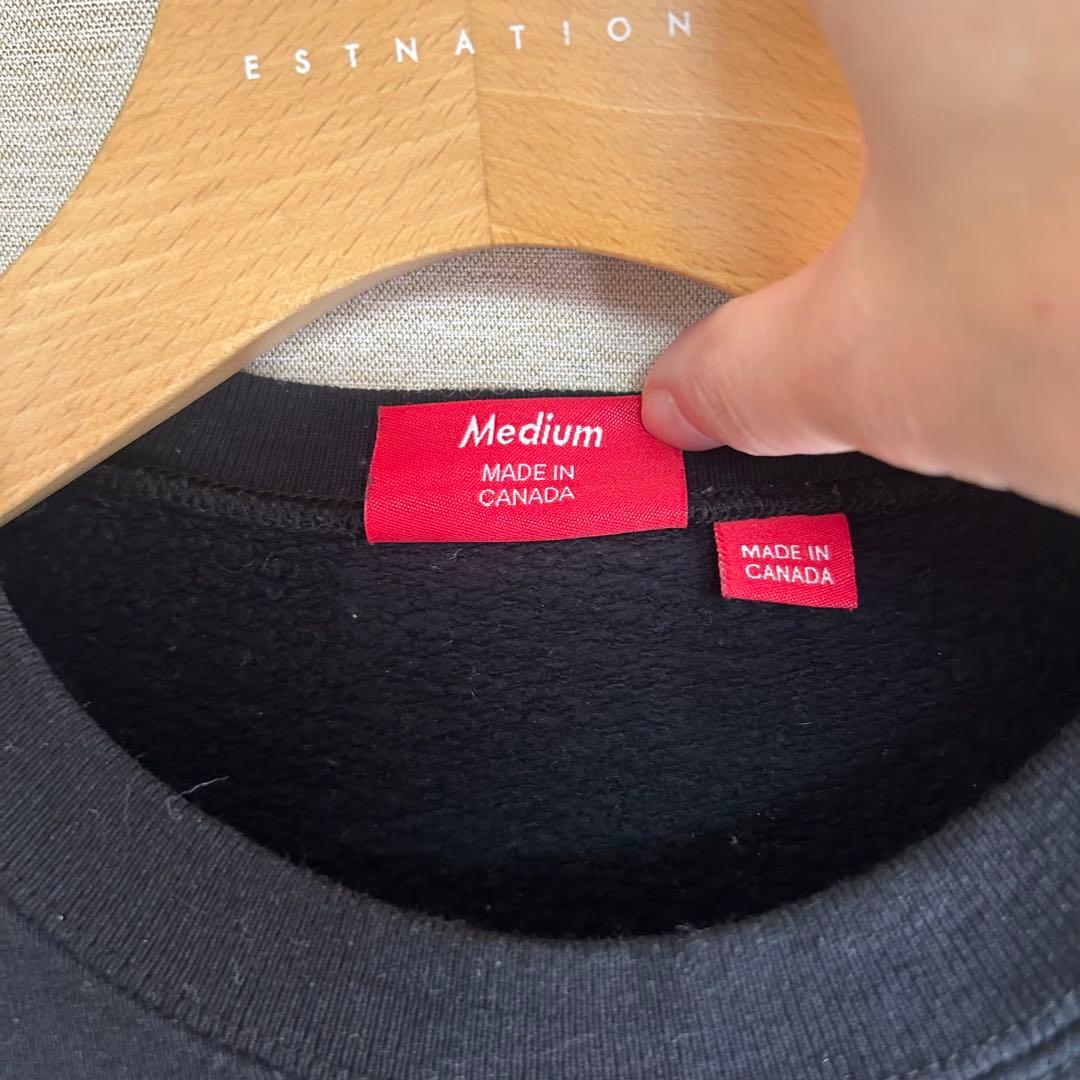 トップス Supreme Cutout Box Logo Crewneck Black M