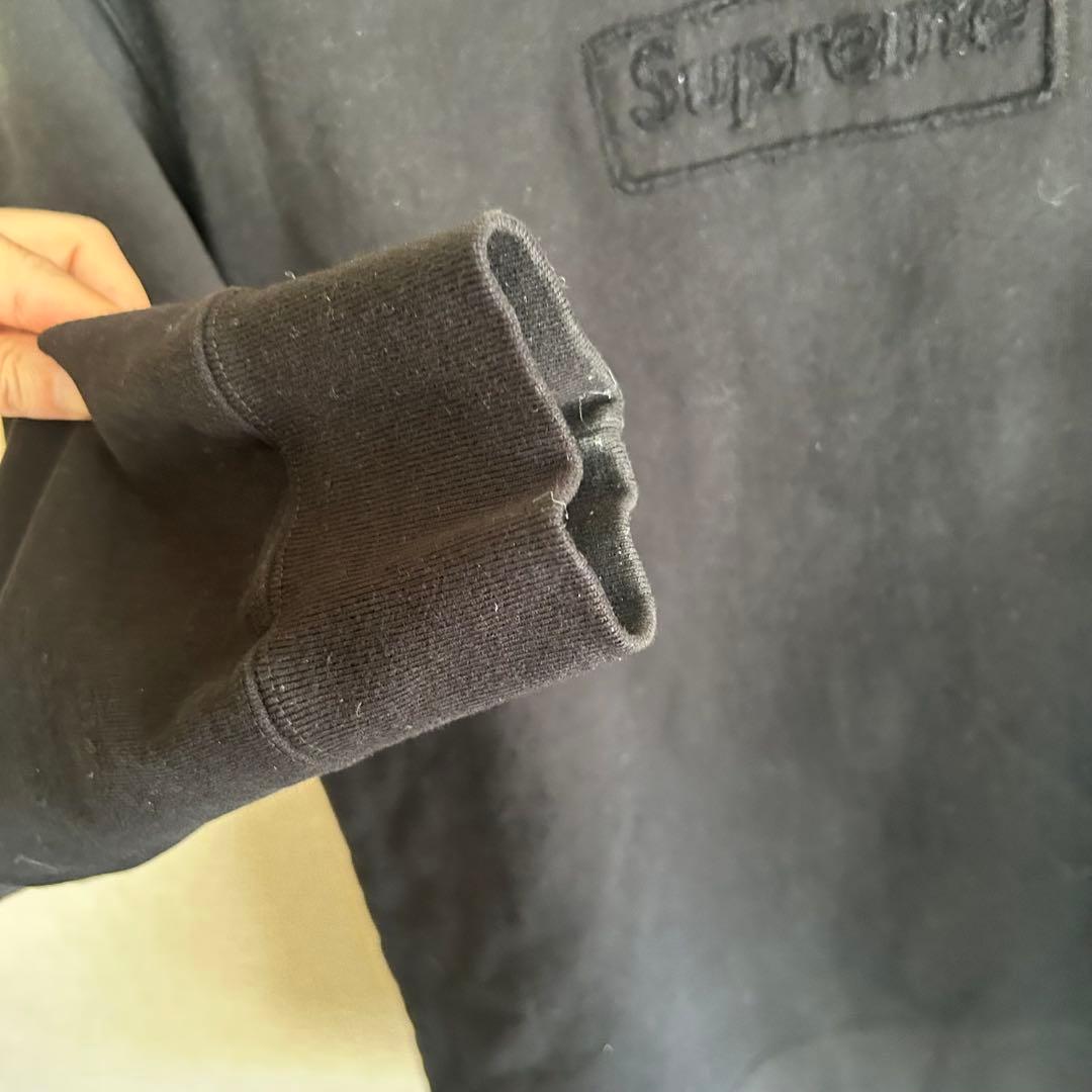トップス Supreme Cutout Box Logo Crewneck Black M