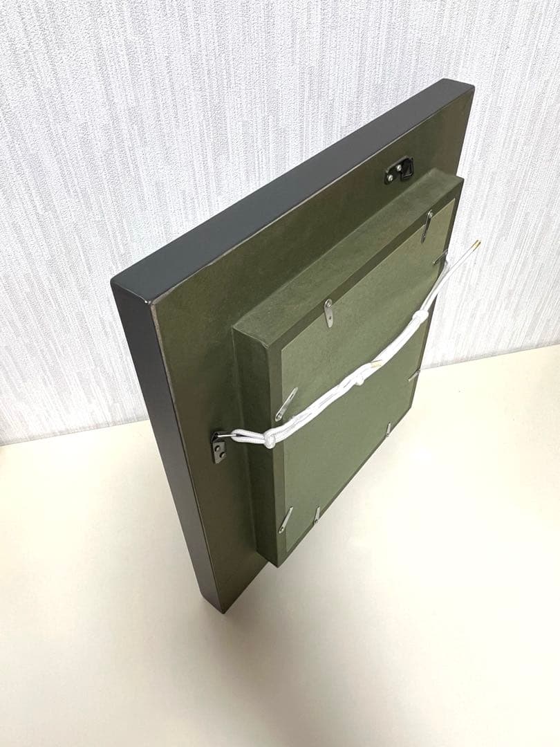 森崎修太　庭の椅子　油彩画　0号