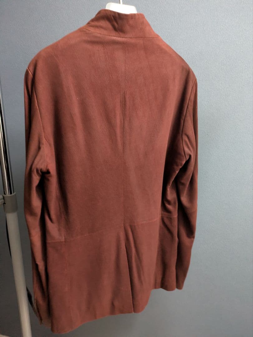 トルネードマート　ゴートレザー　ノーカラージャケット