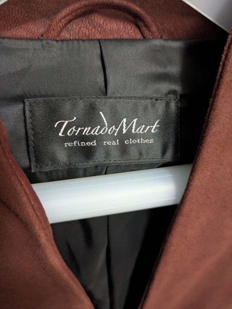 トルネードマート　ゴートレザー　ノーカラージャケット