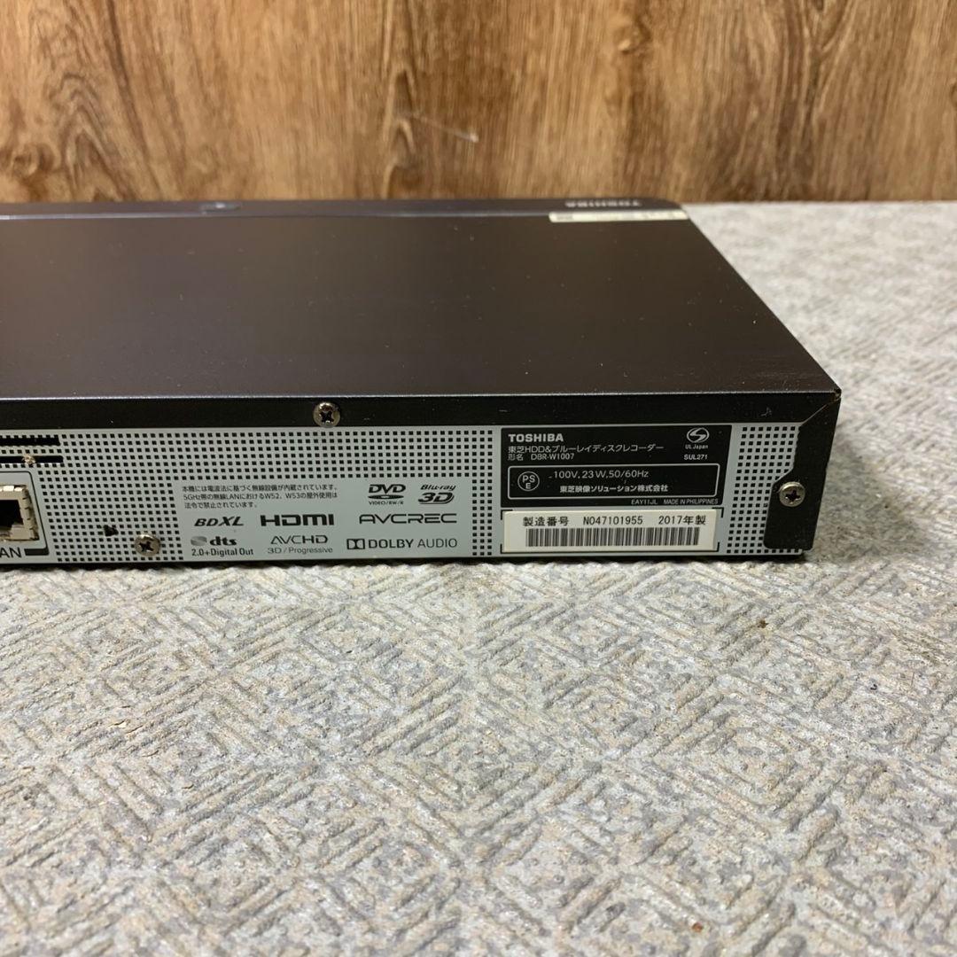 J427 TOSHIBA 東芝 レグザ ブルーレイレコーダー DBR-W1007