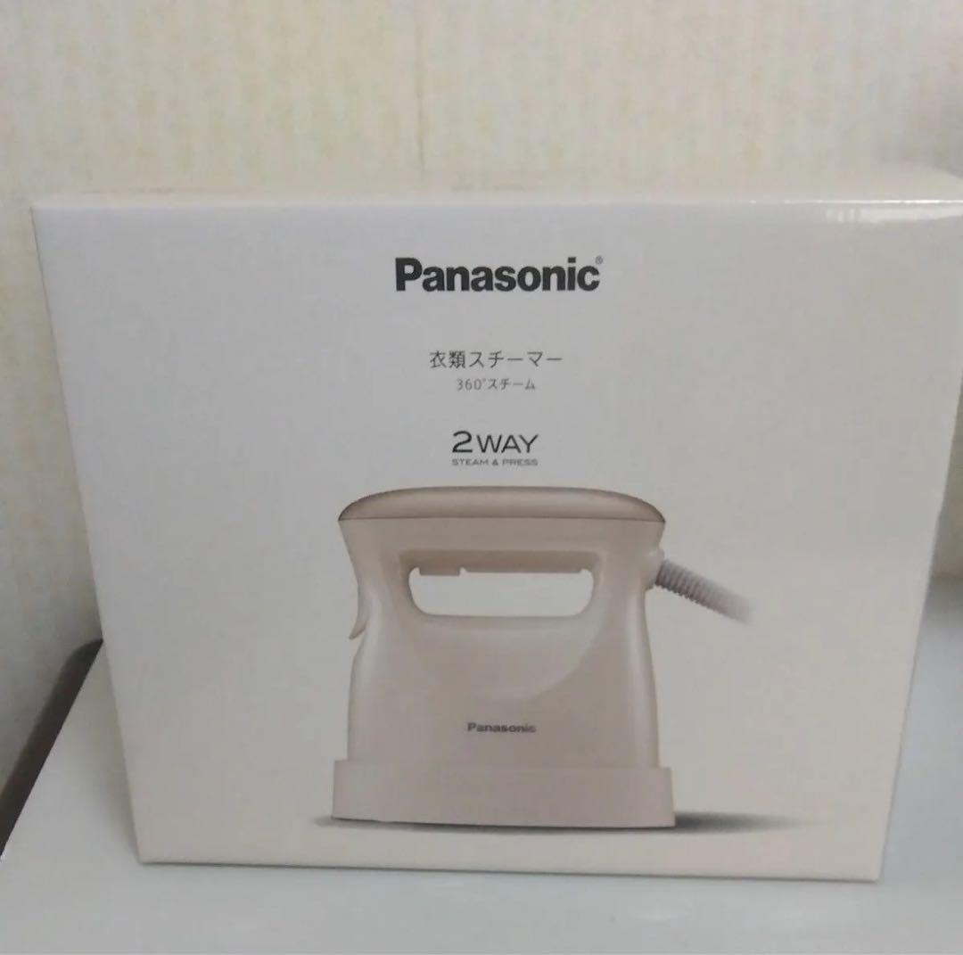 パナソニック 衣類スチーマー 360°パワフルスチーム ベージュN アイロン