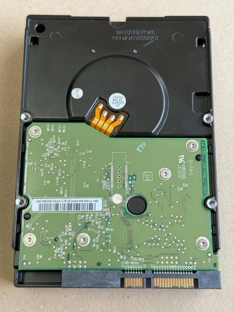 【稼働時間極少】WD 3.5インチ 2TB WD20EADS 3本セット