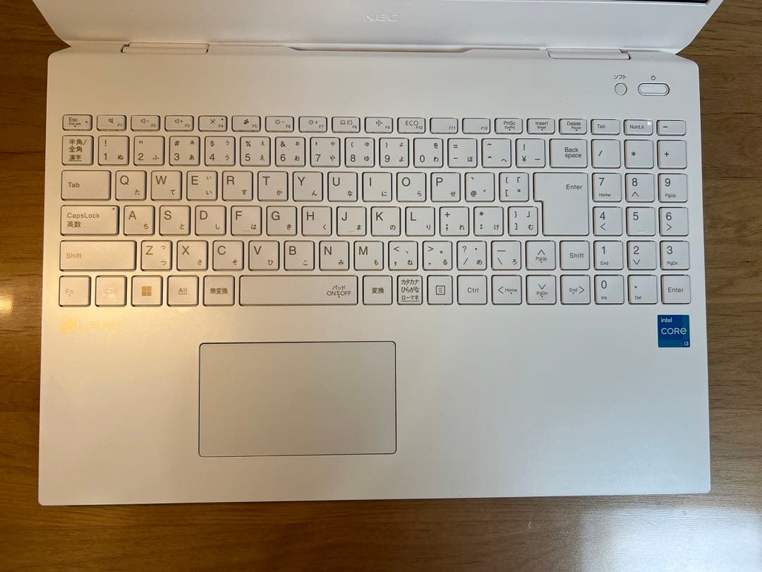 i*o様 延長保証たっぷり使用30分　極美NEC ノートPC PC-N1535F