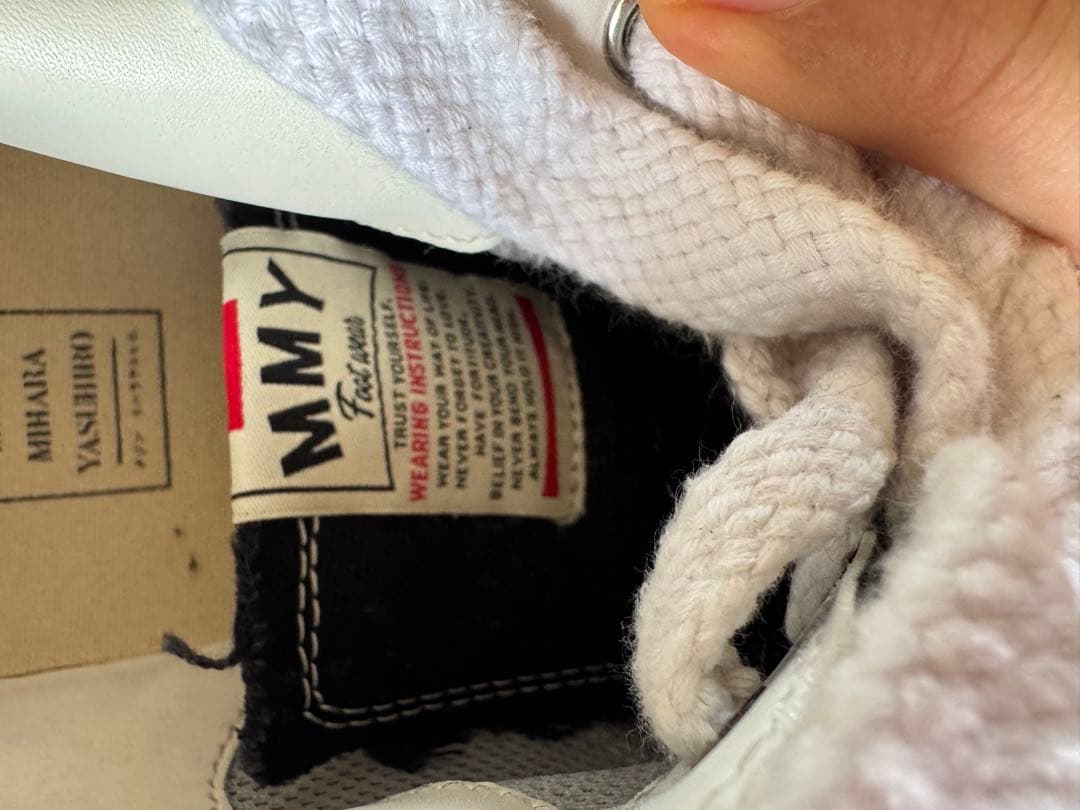 Maison Mihara Yasuhiro スニーカー ブラック/ホワイト