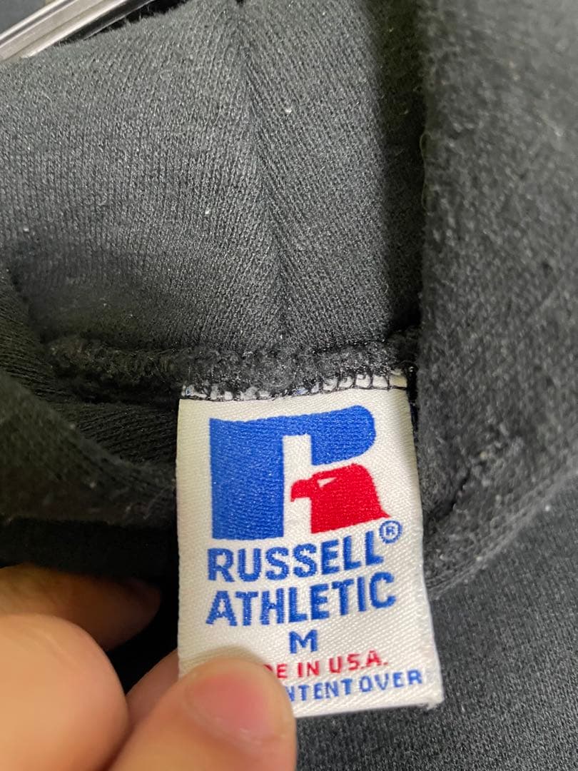 RUSSELL ATHLETIC ブラック パーカー Mサイズ　90年代