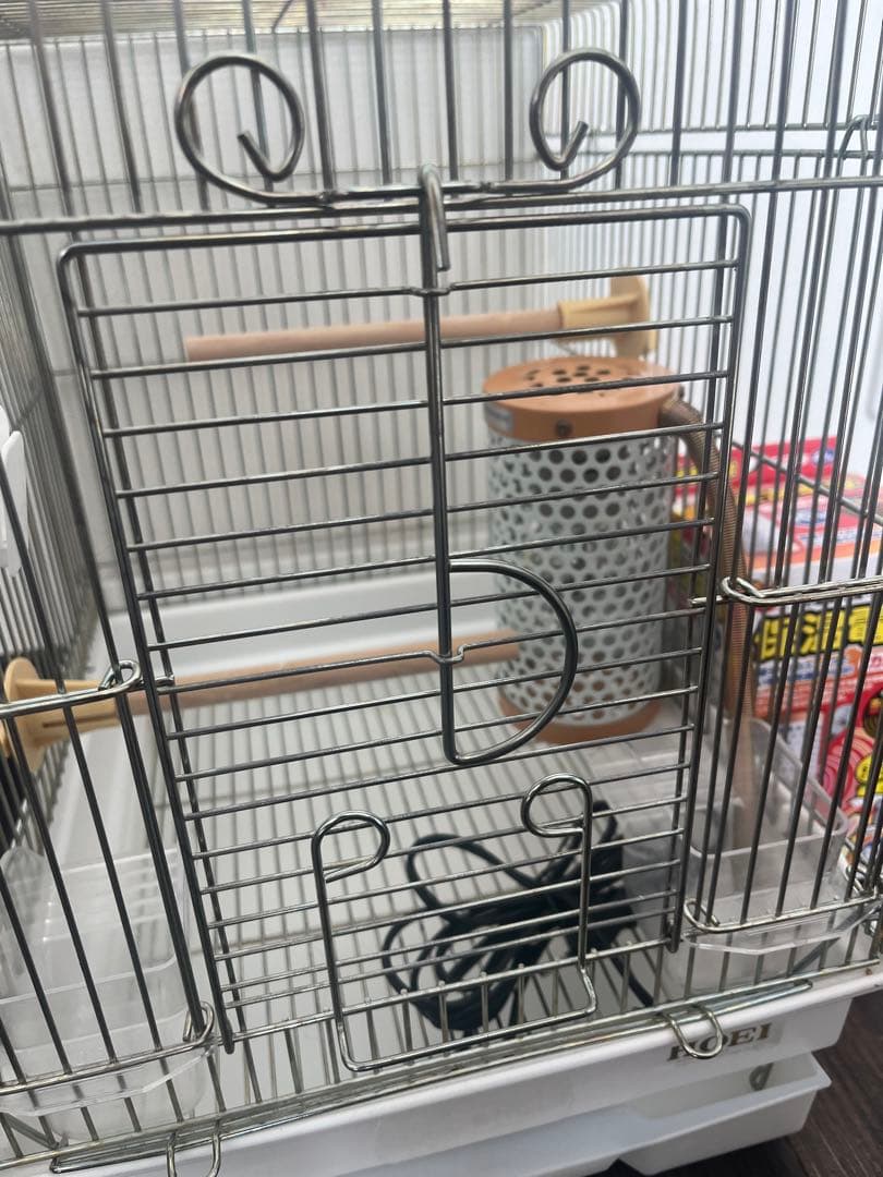 HOEI 中型鳥かご 保温電球付き