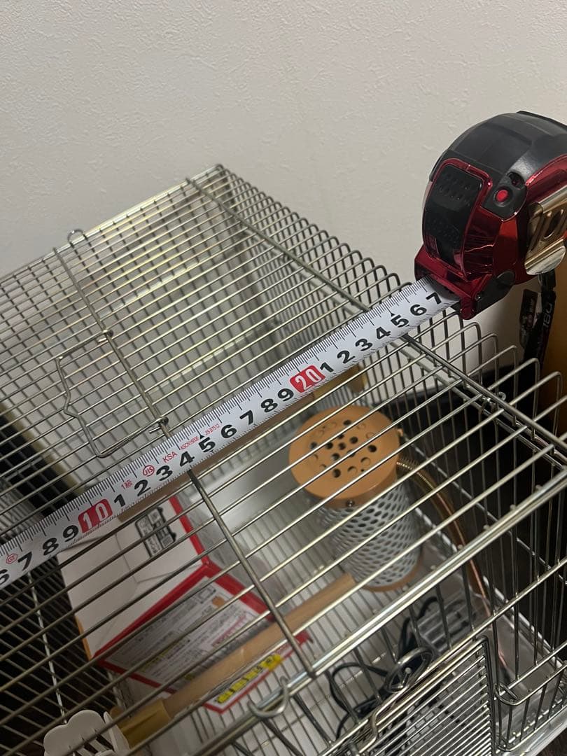 HOEI 中型鳥かご 保温電球付き