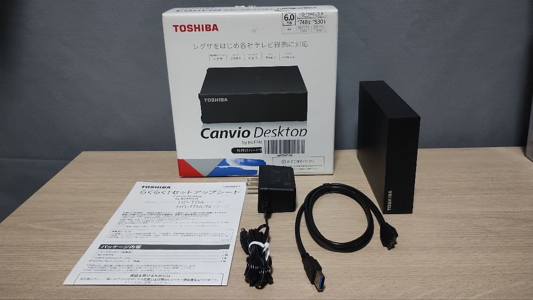 【外付けHDD 6TB＆4TBセット】TOSHIBA（BUFFALO）〜