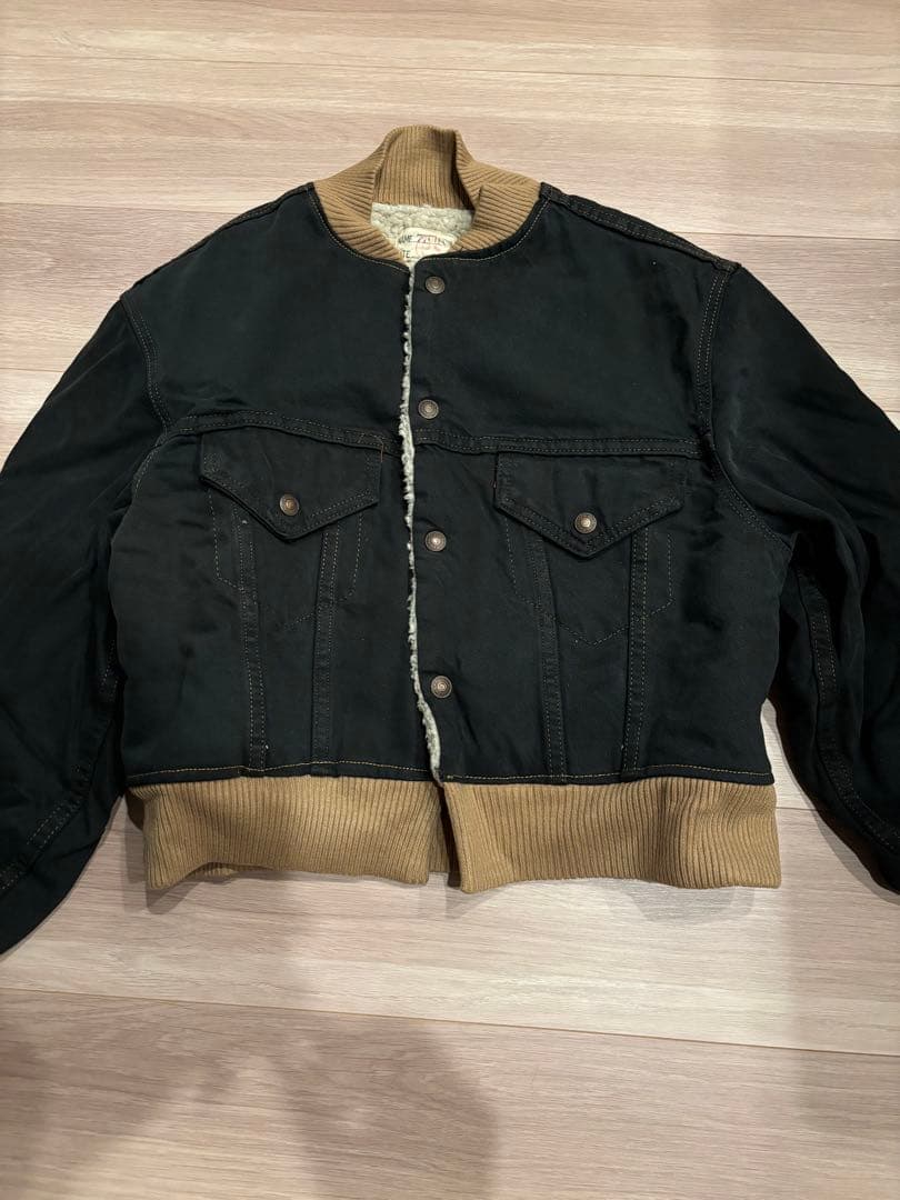 77circa ボア　デニムジャケット