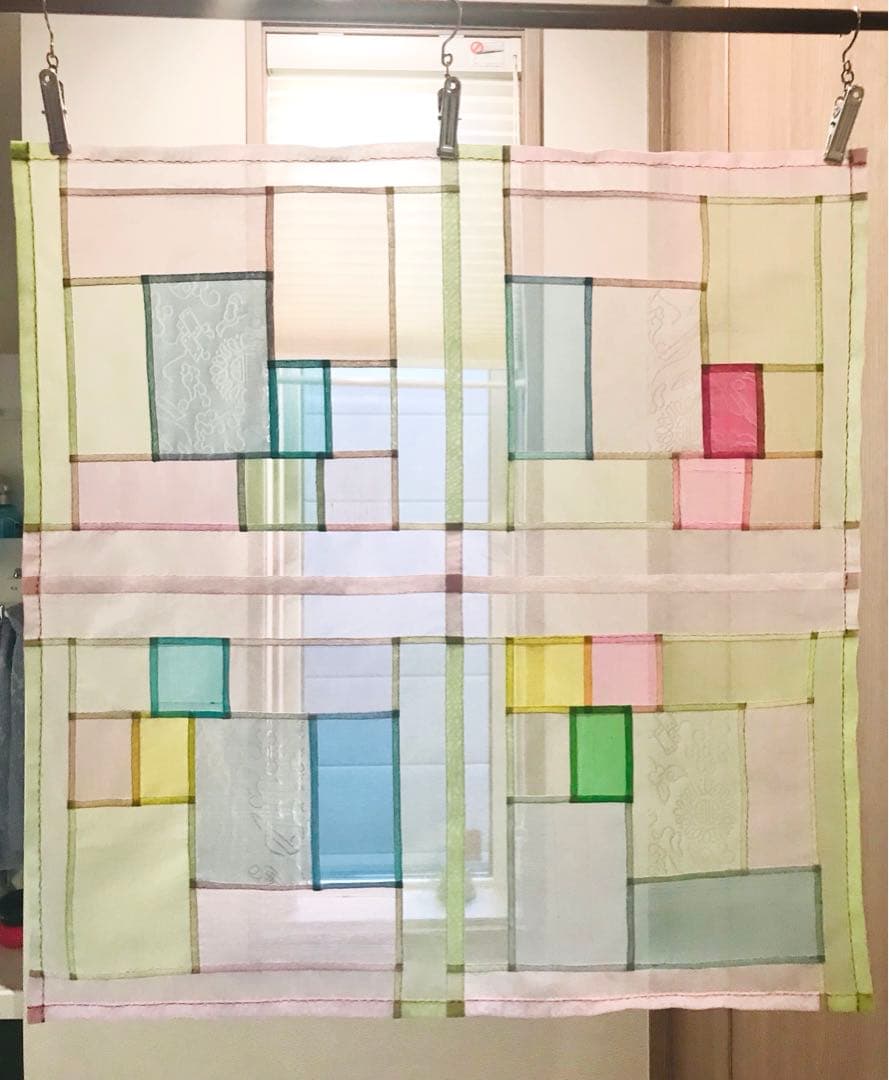 韓国　ポジャギ　タペストリー　②枚　さつき様