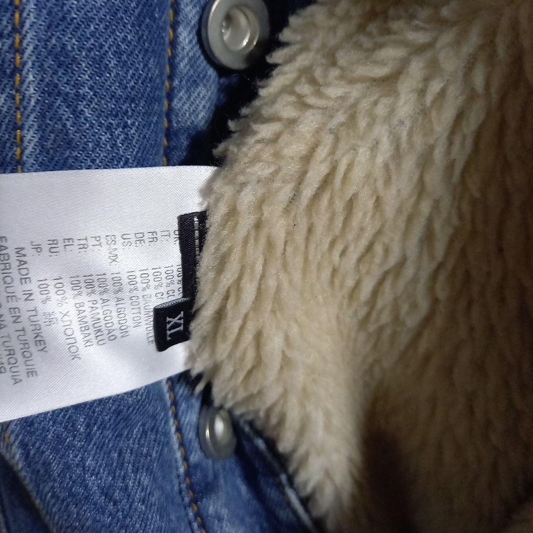 DIESEL　ボア付きデニムジャケット　XL