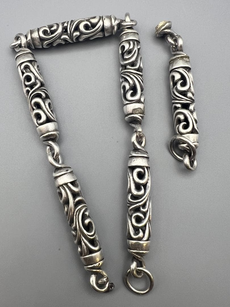 素早い対応させていただきます！　シルバー925 ローラーウォレットチェーン