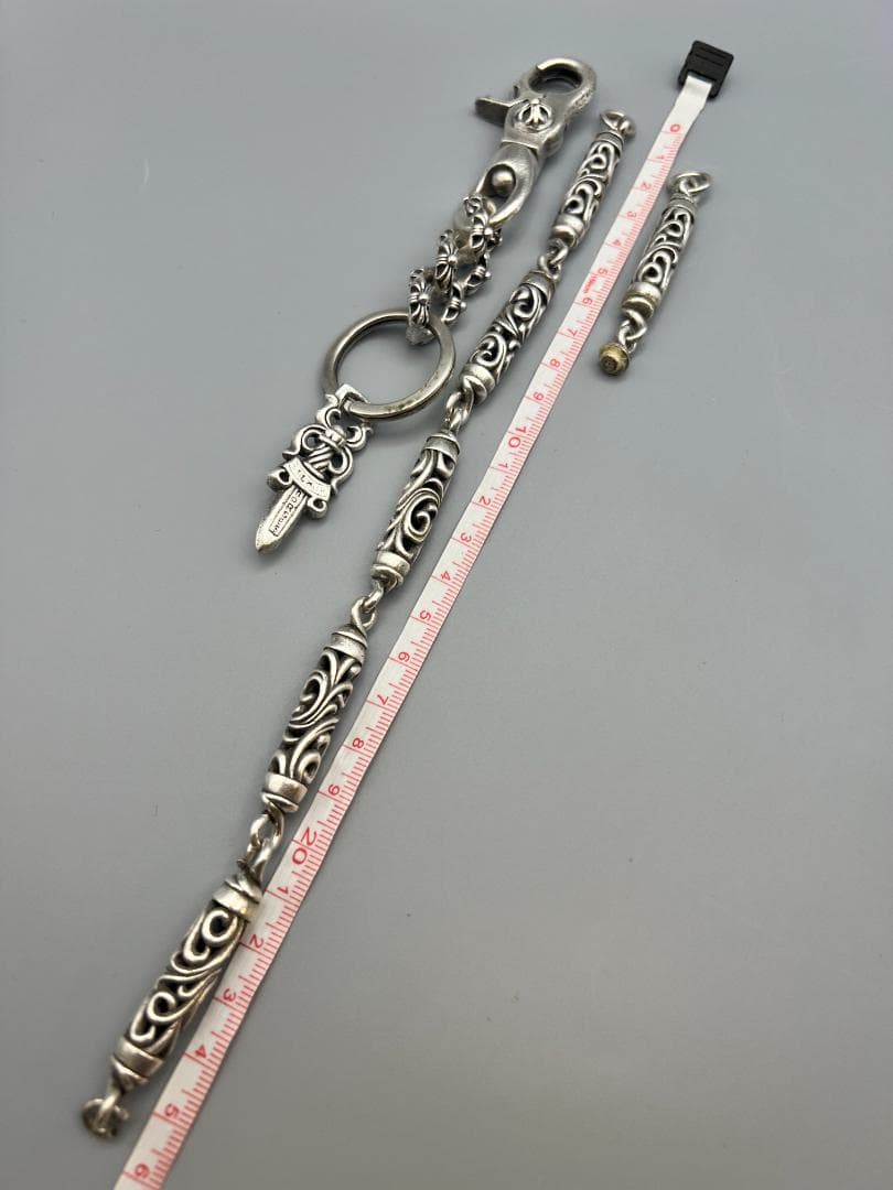 素早い対応させていただきます！　シルバー925 ローラーウォレットチェーン