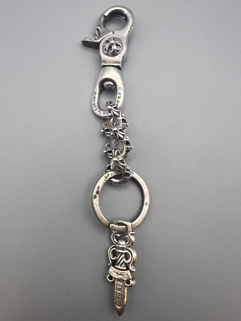 素早い対応させていただきます！　シルバー925 ローラーウォレットチェーン