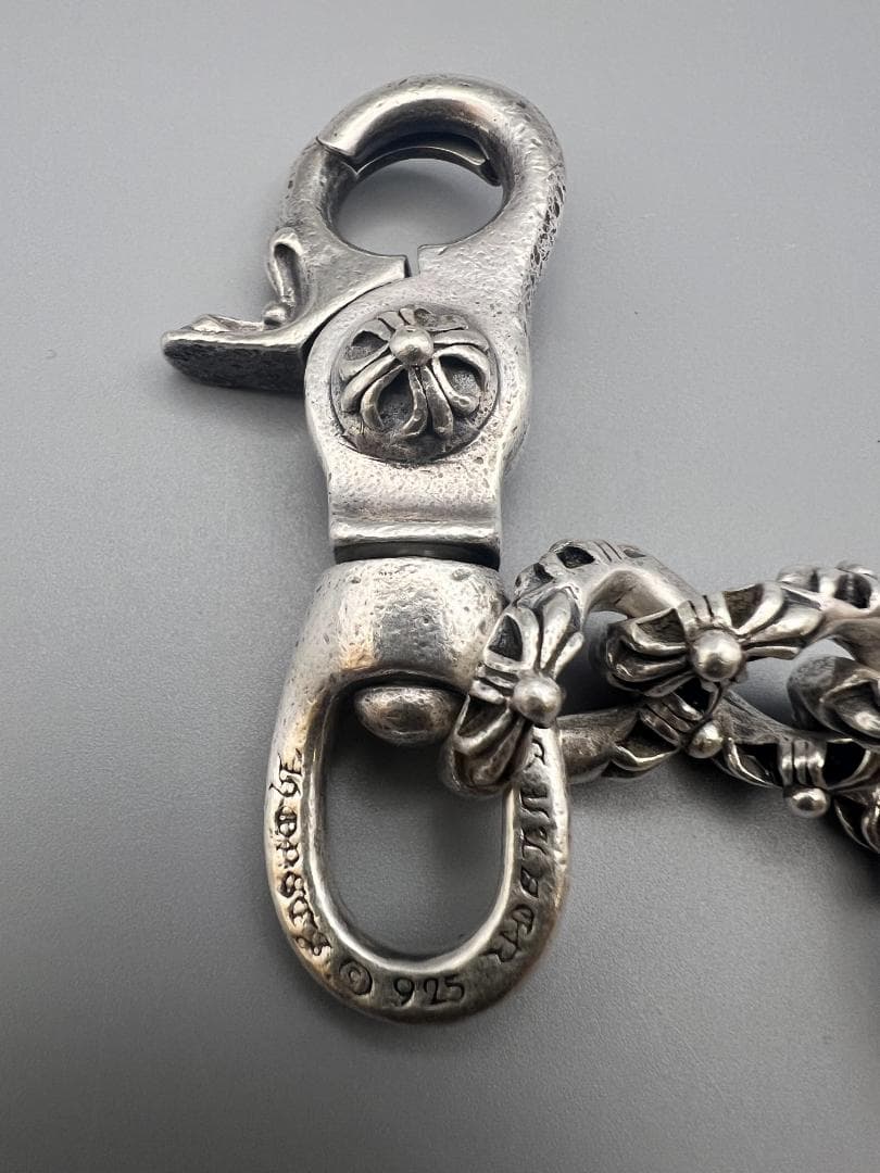 素早い対応させていただきます！　シルバー925 ローラーウォレットチェーン