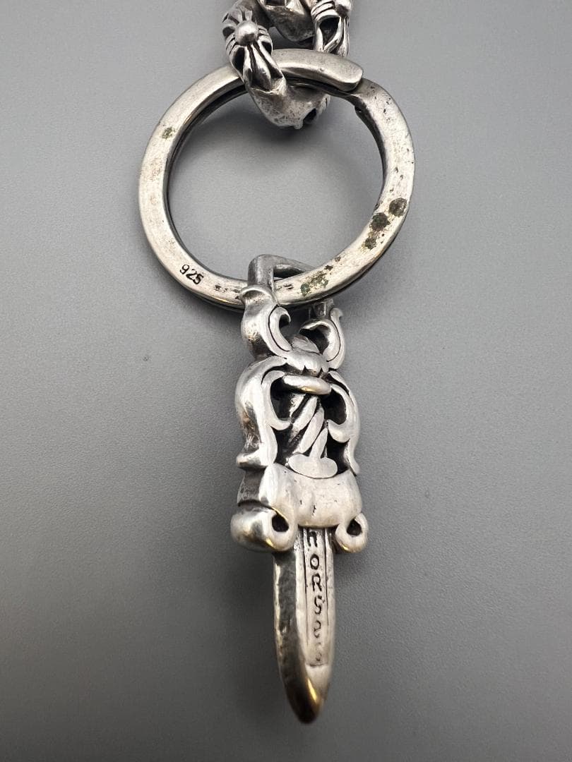 素早い対応させていただきます！　シルバー925 ローラーウォレットチェーン