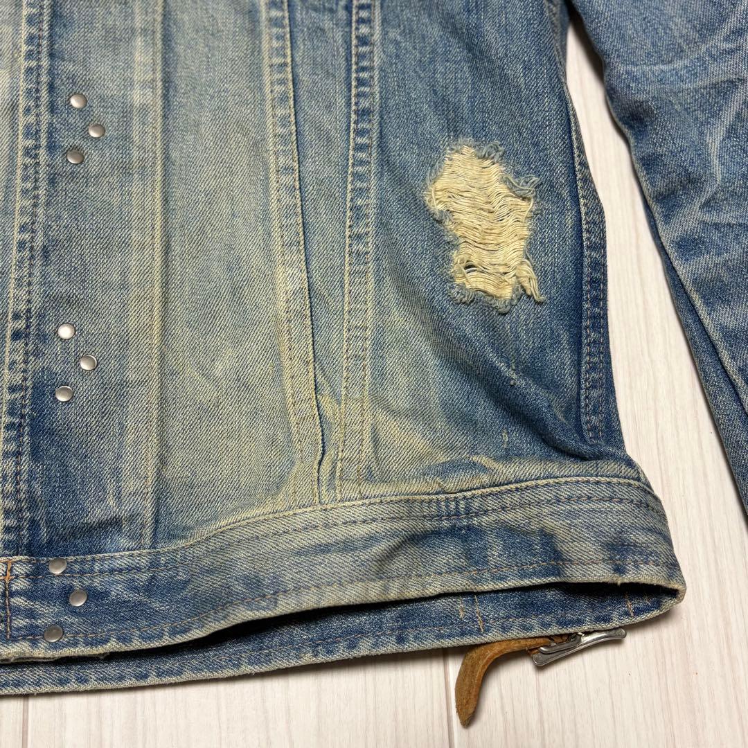 ISAMU KATAYAMA BACKLASH スタッズ デニムジャケット