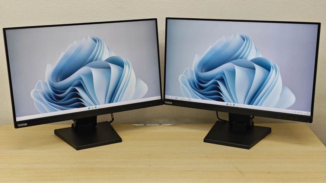 Lenovo S24E-10 23.8インチワイド　2020年製　2台セット