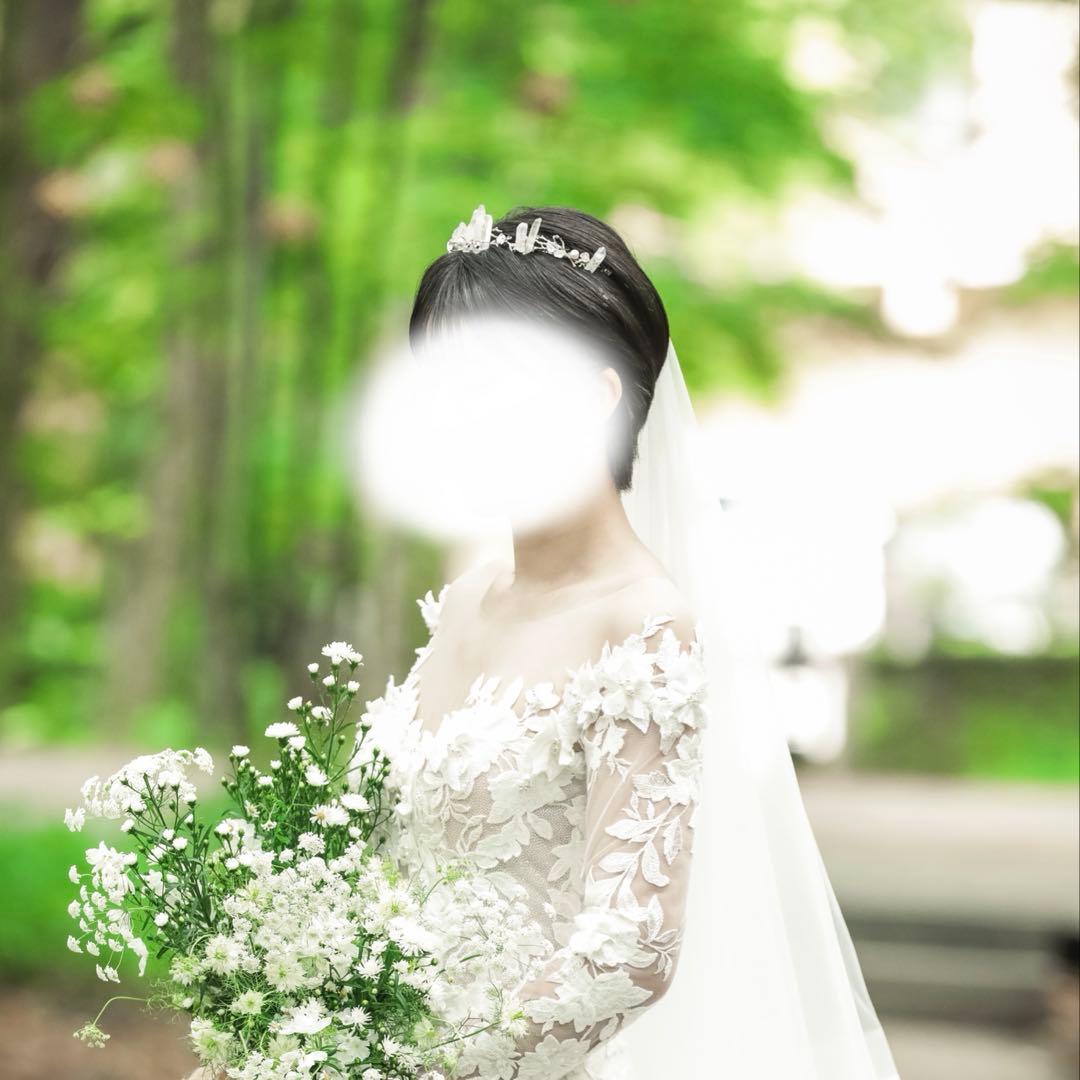 u.couture 水晶クラウン シルバー ウェディング ティアラ ヘッドドレス