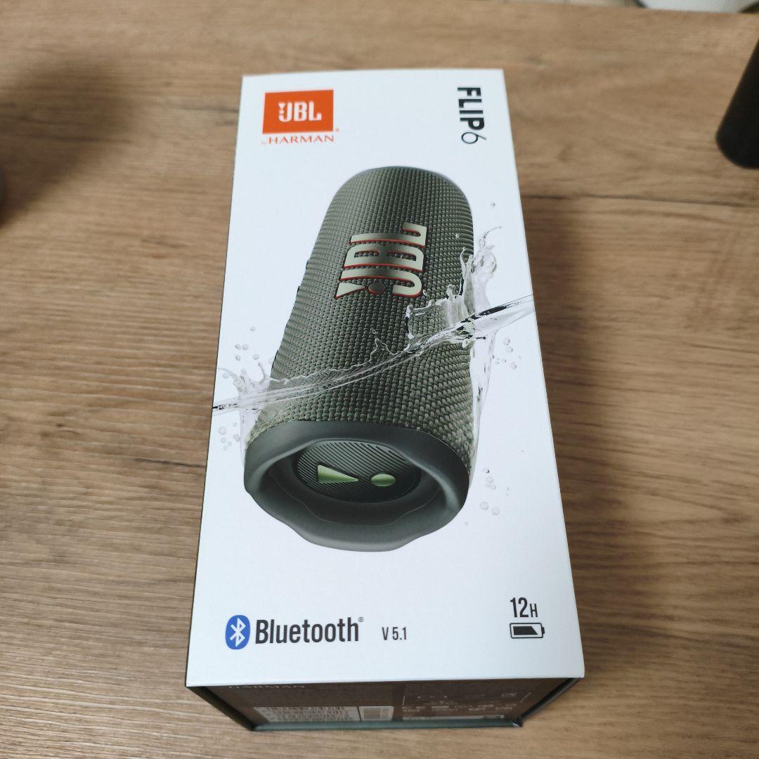 JBL FLIP6 ワイヤレススピーカー ダークグリーン