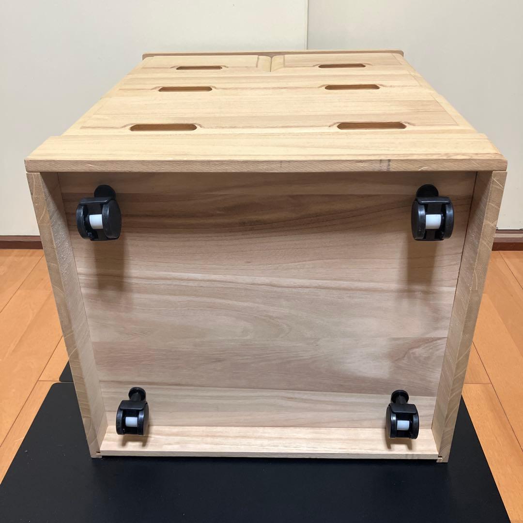 【総桐クローゼット用】洋風桐タンス キャスター付 肥前桐民芸 マーゼルン