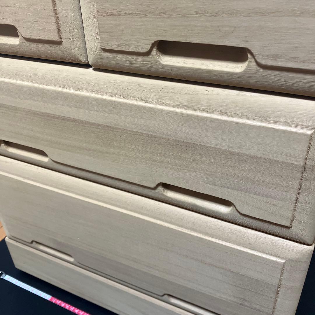 【総桐クローゼット用】洋風桐タンス キャスター付 肥前桐民芸 マーゼルン