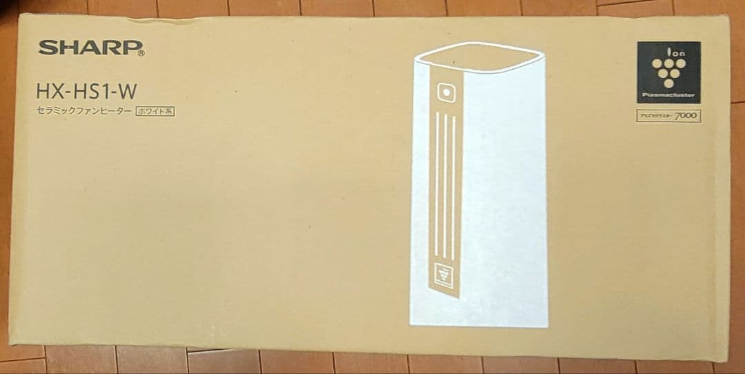 SHARP シャープセラミックファンヒーター　人感センサーWH