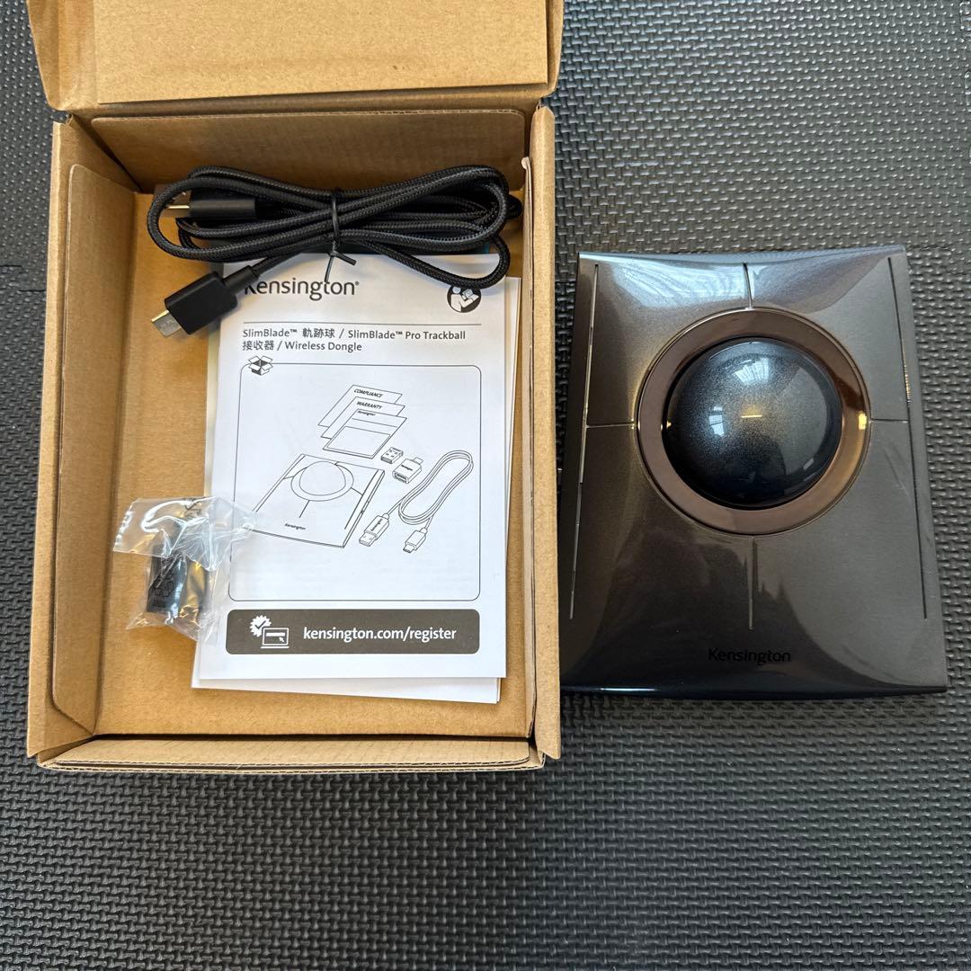 【極美品マウス】Kensington SlimBlade Pro トラックボール