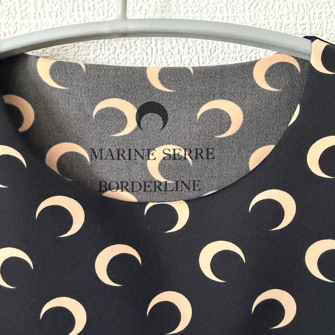 MARINE SERRE セカンドスキン　トップス　ブラック　M