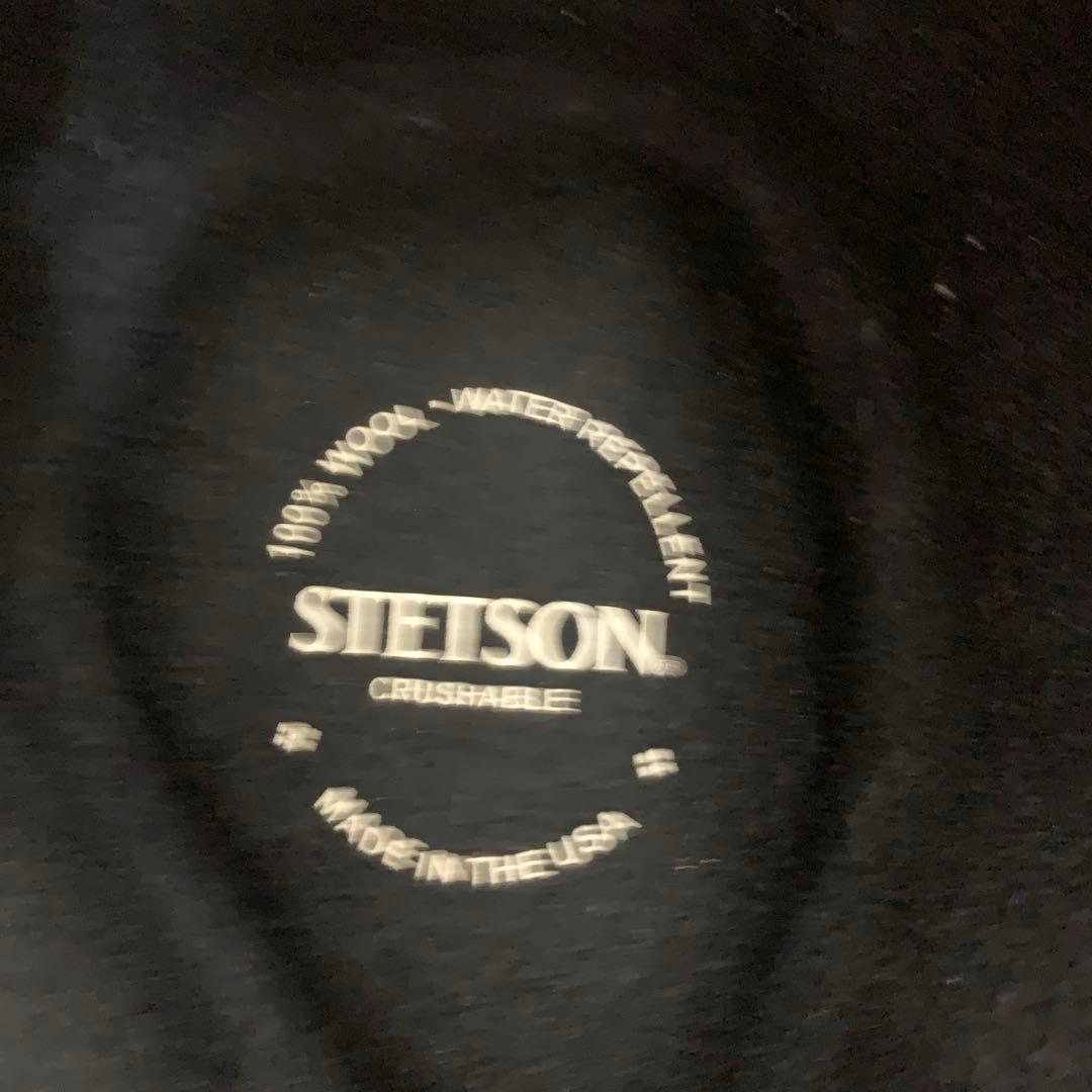 STETSON ブラックウールハット