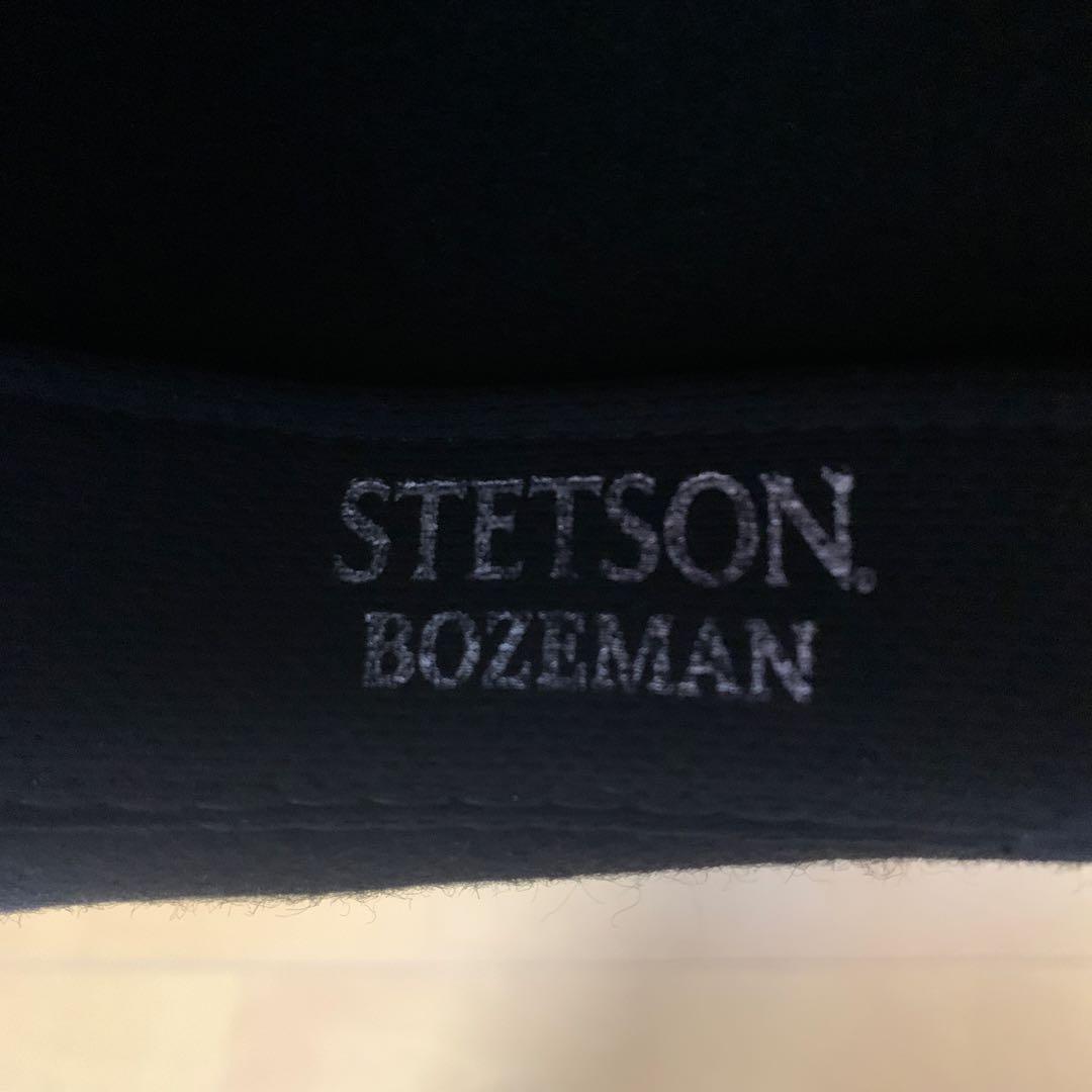 STETSON ブラックウールハット