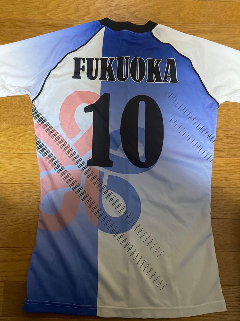 あ*福岡国体　バレーユニフォーム白