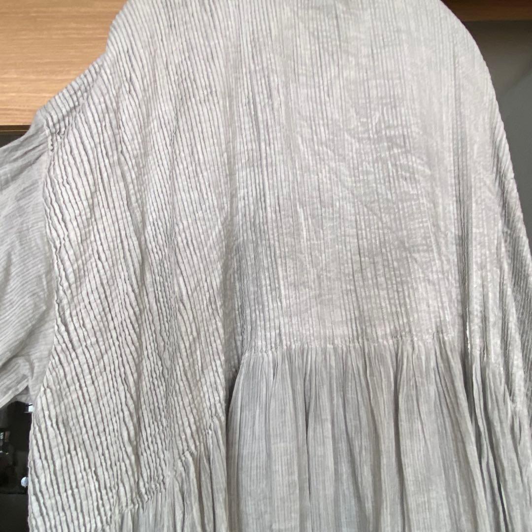 メゾンドソイル maison de soil ピンタックバンドカラーロング