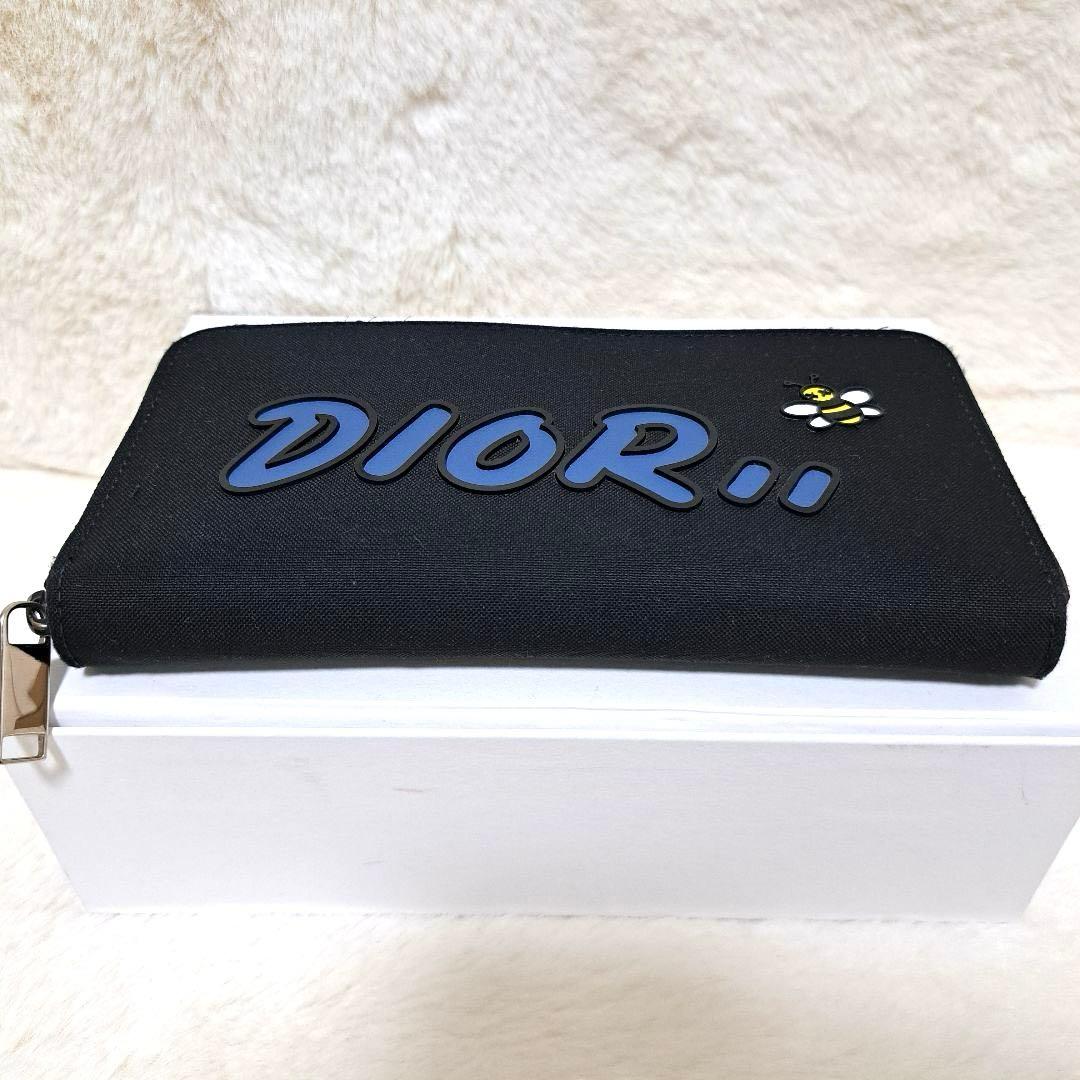 ✨極美品　激レア✨ディオール　長財布　ラウンドファスナー kaws 蜂