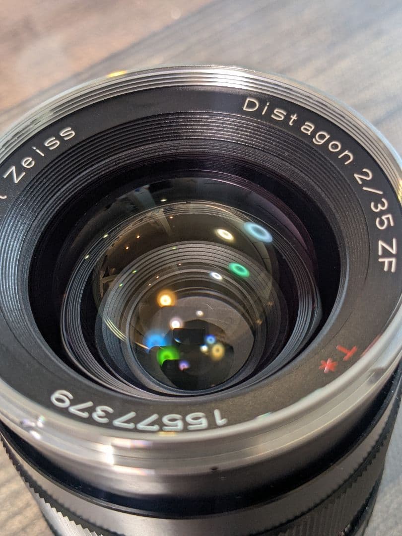 ディスタゴン 35mm F2 ZF 美品 キャノンマウント